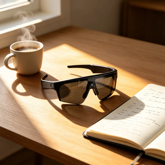 HHO AI Sports Glasses| 13MP Camera, Open-Ear Audio, Real-Time Translation, IP64 Waterproof